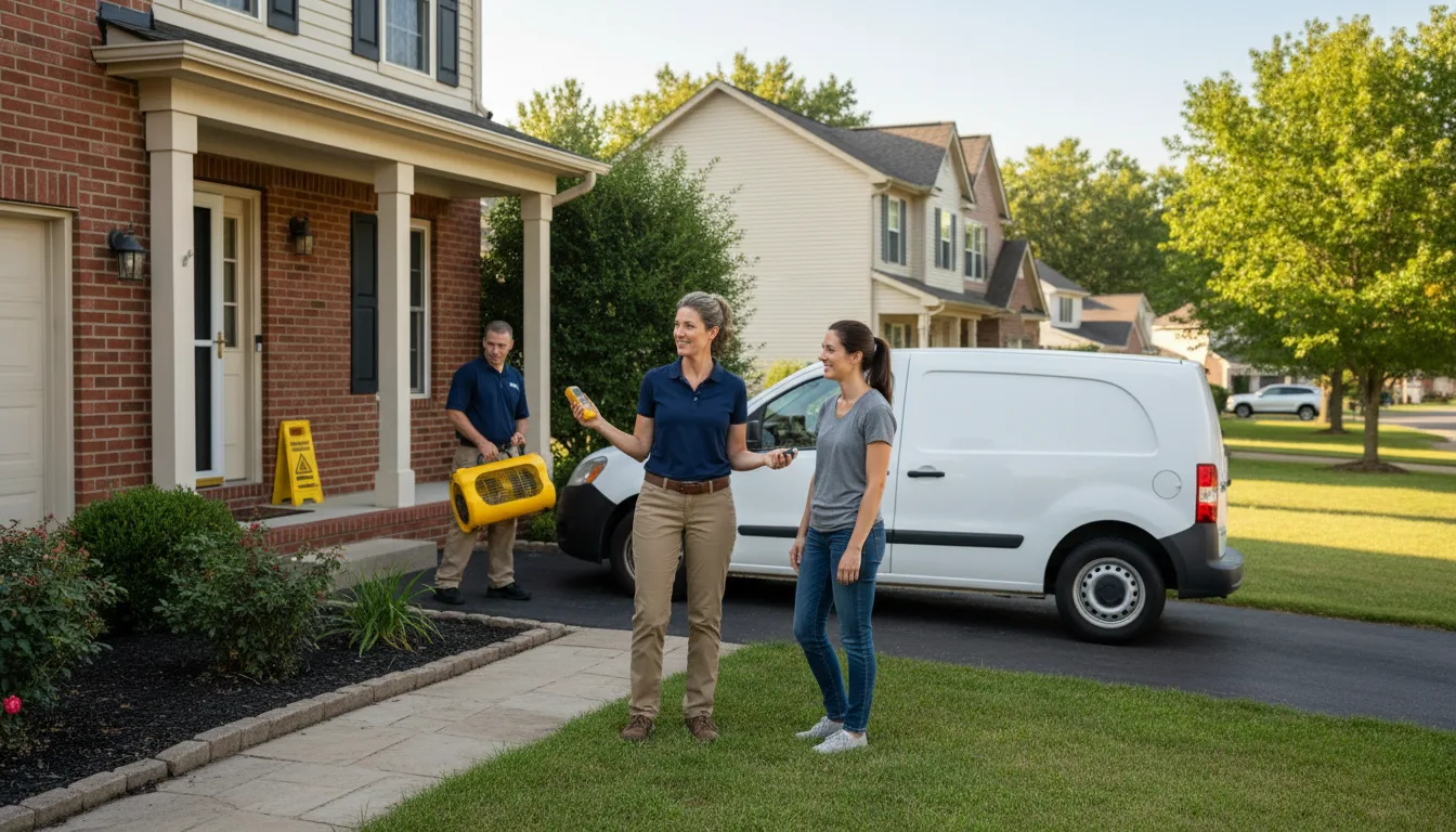 Residential water damage restoration in Conrad, MT